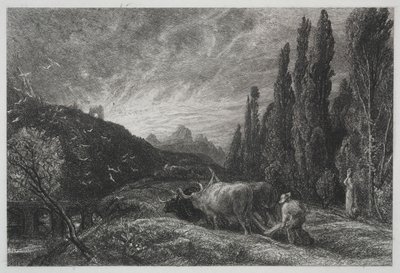 De vroege ploeger door Samuel Palmer