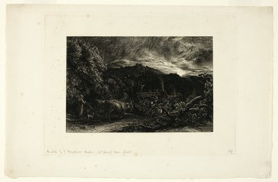 De herder door Samuel Palmer