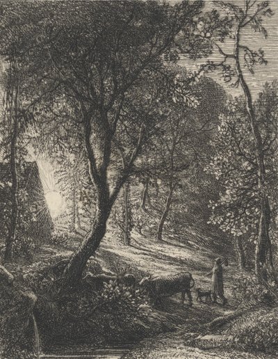 De herdershut door Samuel Palmer