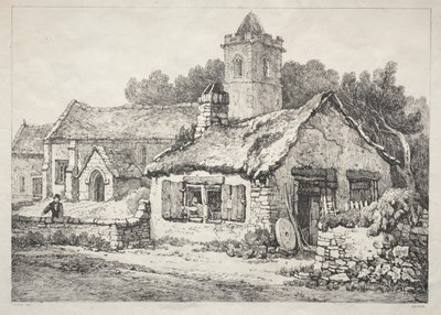 Een Serie Oude Gebouwen en Landelijke Huisjes in het Noorden van Engeland: Ayton door Samuel Prout