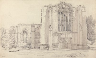 Bolton Abbey door Samuel Prout