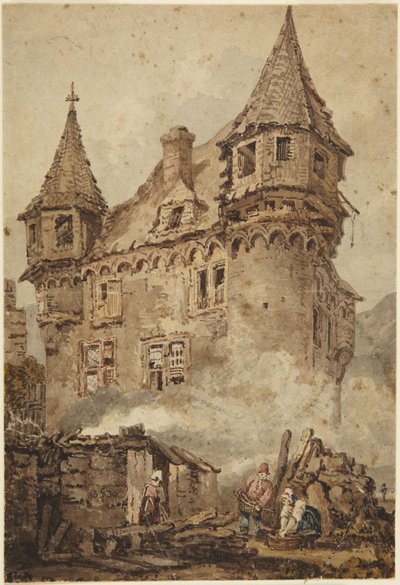 Kasteel door Samuel Prout
