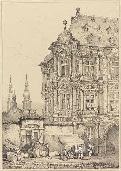 Kasteel van Martinsbourg, Mainz door Samuel Prout