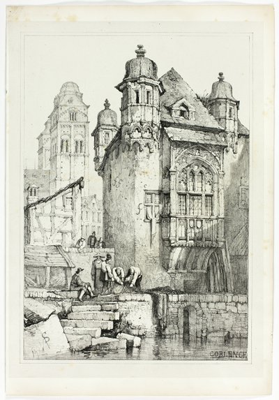 Koblenz door Samuel Prout
