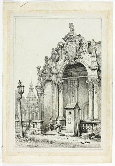 Dresden door Samuel Prout