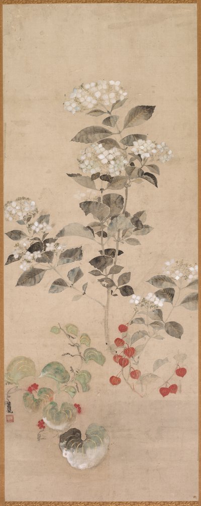 Zomerbloemen door Samuel Prout
