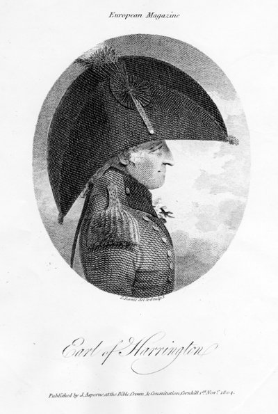 Charles Stanhope, 3e graaf van Harrington, 1804 door Samuel Rawle