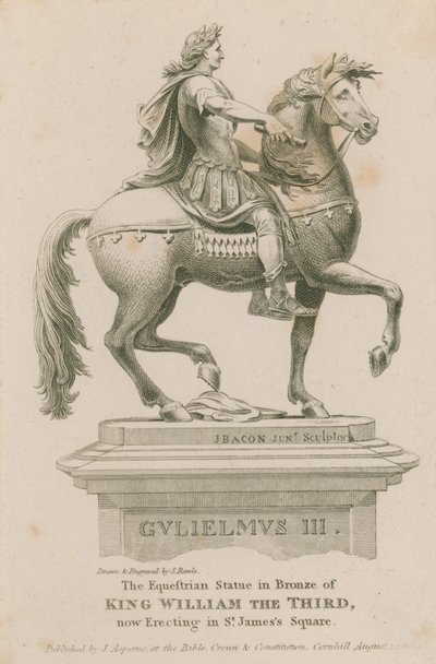 Ruiterstandbeeld van Koning Willem III door Samuel Rawle