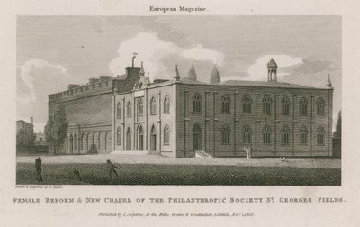 Vrouwelijke Hervorming en Nieuwe Kapel van de Filantropische Vereniging door Samuel Rawle