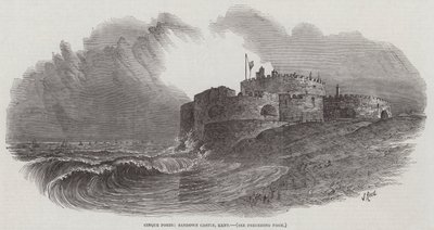 Cinque Ports, Sandown Castle, Kent door Samuel Read