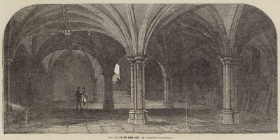 De Crypte van de City of London Guildhall door Samuel Read