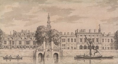 Oude Somerset House door Samuel Wale