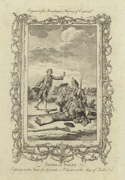 De dood van generaal James Wolfe door Samuel Wale