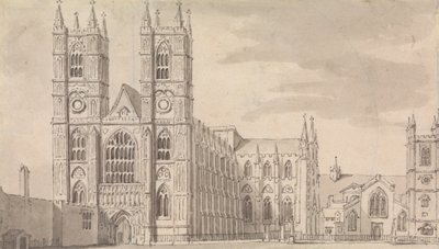 Westminster Abbey door Samuel Wale