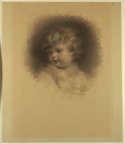 Portret van een kind door Samuel Worcester Rowse