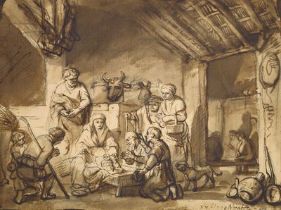 Aanbidding van de Herders, c.1646 door Samuel van Hoogstraten
