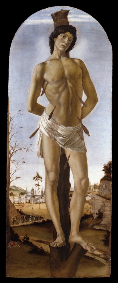 De heilige Sebastiaan door Sandro Botticelli