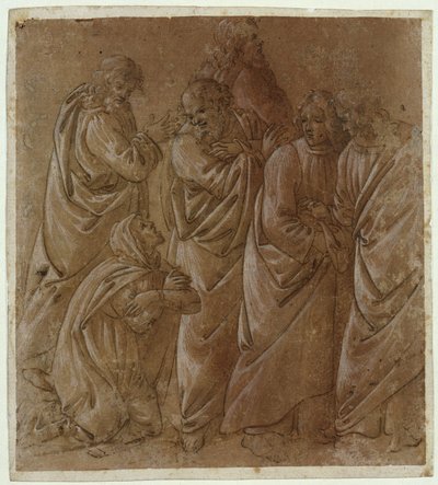 De vrouw uit Kanaän door Sandro Botticelli