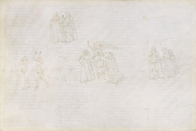 Tekeningen bij Dante’s ‘Goddelijke Komedie’ (Purgatorio 17) door Sandro Botticelli