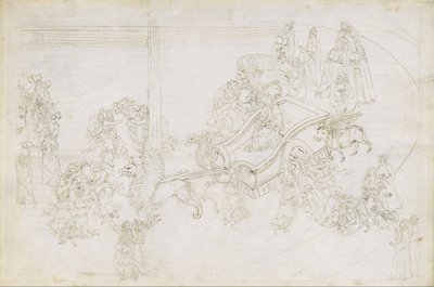 Tekeningen bij Dante’s Goddelijke Komedie (Purgatorio 31) door Sandro Botticelli