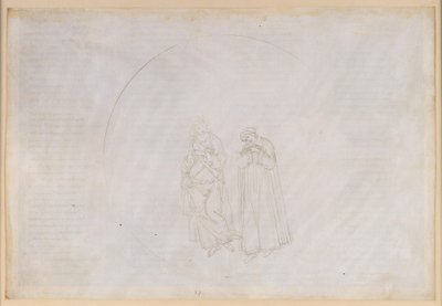 La Divina Commedia, Paradiso XVII. Vijfde planeetsfeer (hemel van Mars): Cacciaguida voorspelt Dante de ballingschap, maar ook eeuwige roem door Sandro Botticelli