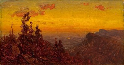 Van de Shawangunk Mountains door Sanford Robinson Gifford