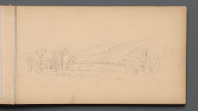 Skizzenbuch, Seite 06: "Gorham" (Maine) door Sanford Robinson Gifford