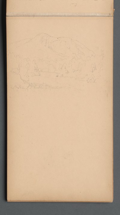 Skizzenbuch, Seite 08: Carter Mountain (?) door Sanford Robinson Gifford