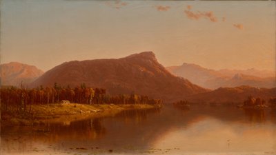 Een huis in de natuur door Sanford Robinson Gifford