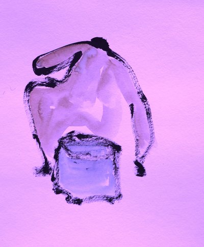 Abstracte lavendelvorm door Santhosh ch