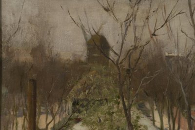 Park van Moulin de la Galette door Santiago Rusiñol