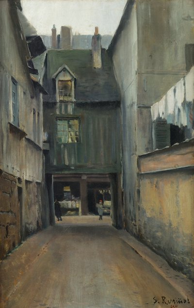 Carrer de Rouen door Santiago Rusinol i Prats
