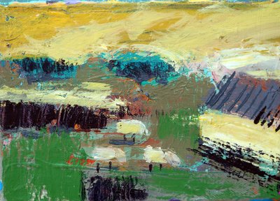 Landschap Iona I door Sara Hayward