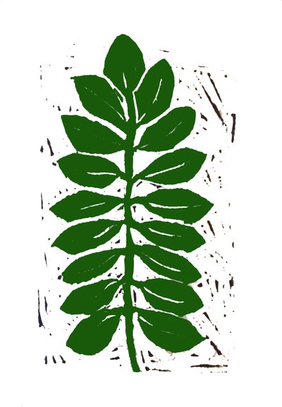 Blad door Sarah Thompson Engels