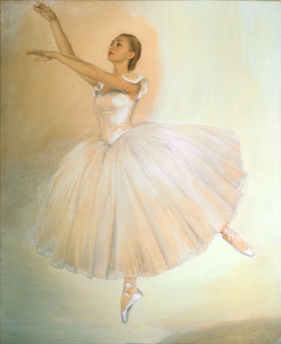 Portret van een balletdanser door Savelij Abramovich Sorin