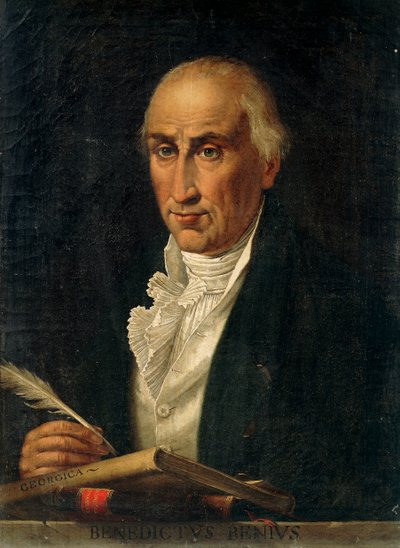 Portret van Benedetto Del Bene door Saverio dalla Rosa