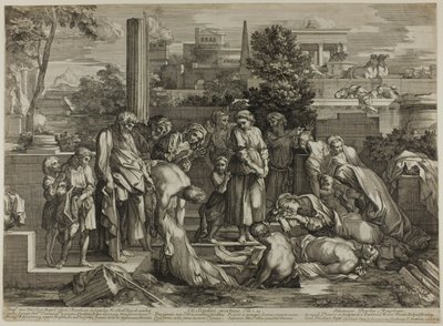 De doden begraven, uit The Works of Mercy door Sébastien Bourdon