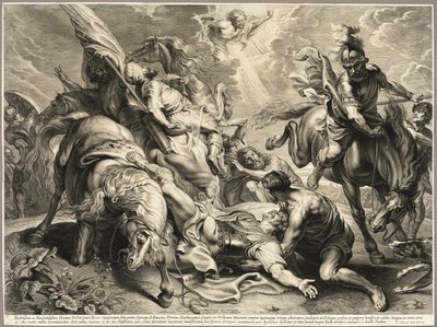 De bekering van Sint Paulus door Schelte Adamsz. Bolswert