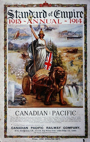 Advertentie op de omslag van de Standard of Empire Annual 1913-14 door School Canadian