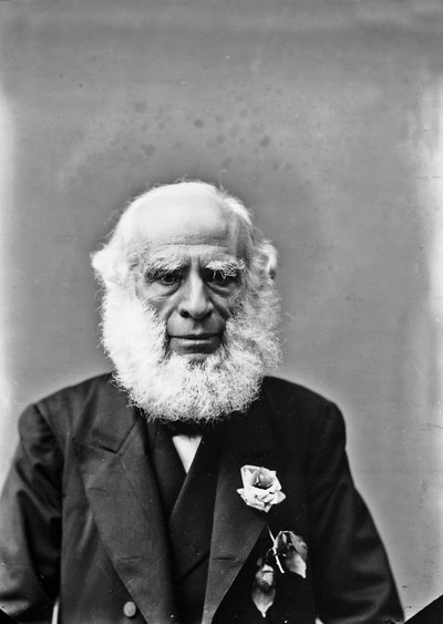 Portret van een oudere man door Henry Charles Fehr