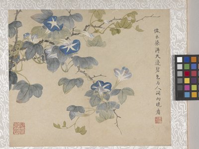 8 Blad Album van Bloemen door School Chinese