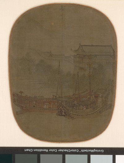 Boten voor anker, Zuidelijke Song-dynastie door School Chinese