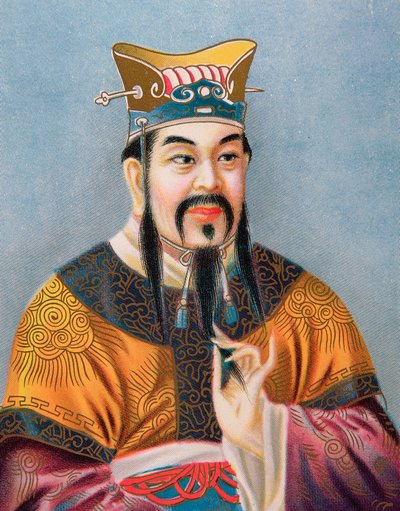 Confucius door School Chinese
