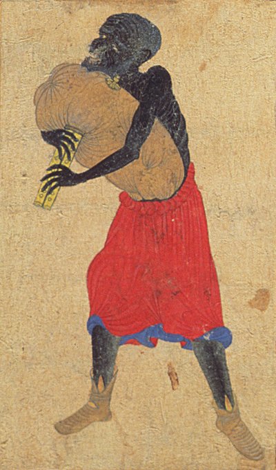 Detail van een man uit 
