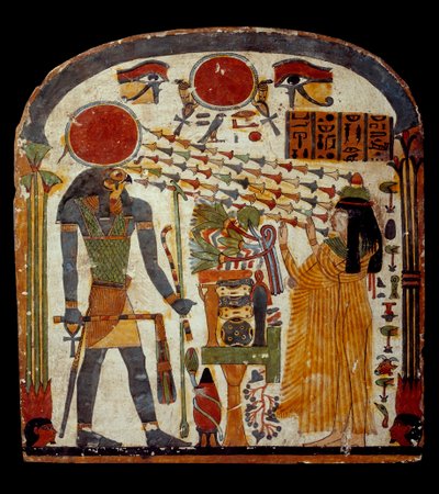 Kunst van het Oude Egypte: stele van Taperet door School Egyptian