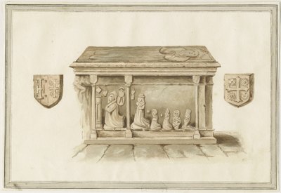 Eccleshall Kerk - Graf van Bisschop Bentham door School English