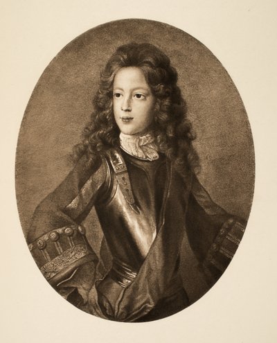 Prins James Francis Edward Stuart, pub. 1902 (collotype) door School English
