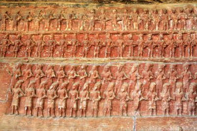 Detail, Vishnu als Varaha Avatar door School Indian