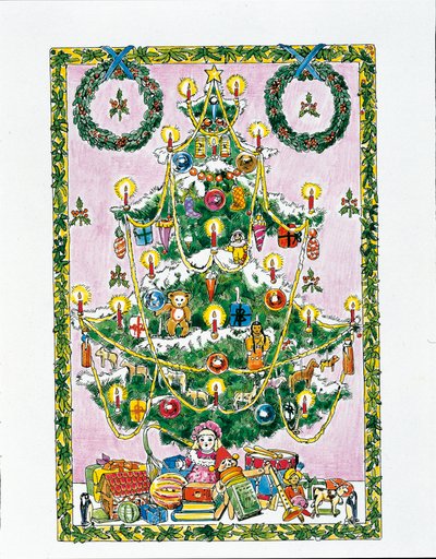 Kerstboom door School Italian