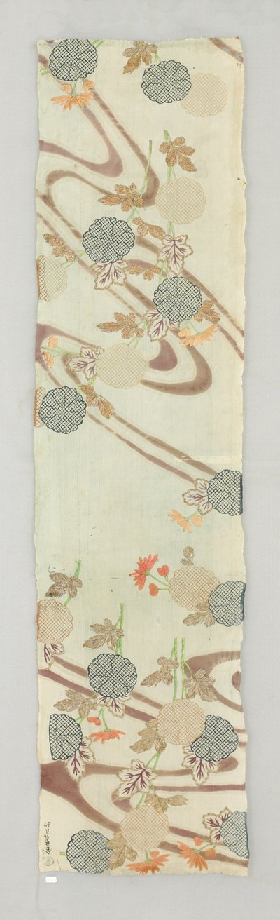 Kimono fragment door Japanese School